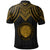 Northern Mariana Islands Polo Shirt Polynesian Armor Style Gold - Polynesian Pride