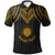 Northern Mariana Islands Custom Polo Shirt Polynesian Armor Style Gold Unisex Gold - Polynesian Pride