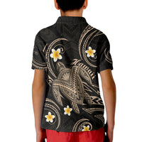 Hawaii Polo Shirt Hawaiian Turtle Plumeria Mixed Polynesian Nude Style LT9 - Polynesian Pride