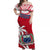 Custom Samoa Matching Dress and Hawaiian Shirt Coconut Red Style LT14 - Polynesian Pride