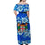 Fiji Tie Dye Off Shoulder Long Dress Polynesian Special Tribal Creative Tropical Flowers Ver.01 LT13 - Polynesian Pride