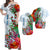 Custom Polynesian Matching Hawaiian Shirt and Dress Proud Fijian Tapa mix Tagimoucia Flowers LT13 White - Polynesian Pride