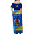 (Custom Personalised) Torba Vanuatu Province Off Shoulder Long Dress Flag LT13 - Polynesian Pride