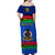 (Custom Personalised) Vanuatu Off Shoulder Long Dress Style Flag LT13 - Polynesian Pride