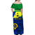 (Custom Personalised) Malampa Off Shoulder Long Dress Vanuatu Polynesia mix Flowers LT13 - Polynesian Pride