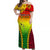 Vanuatu Indigenous Off Shoulder Long Dress Proud To Be Ni - Vanuatu Polynesian Flowers LT13 Women Black - Polynesian Pride