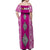 Tonga Rugby Off Shoulder Long Dress - Mate Ma'a Tonga Version Purple LT13 - Polynesian Pride