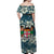 Fiji Tie Dye Off Shoulder Long Dress Polynesian Special Tribal Creative Tropical Flowers Ver.02 LT13 - Polynesian Pride