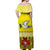 Tonga Rugby Off Shoulder Long Dress Kupesi Ngatu Ver.06 LT13 - Polynesian Pride