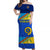 (Custom Personalised) Torba Vanuatu Province Off Shoulder Long Dress Flag LT13 Women Blue - Polynesian Pride