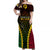 Vanuatu Indigenous Off Shoulder Long Dress Proud To Be Ni - Vanuatu Polynesian Pattern LT13 Women Black - Polynesian Pride