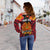 (Custom Personalised) Papua New Guinea Off Shoulder Sweater PNG Bird Of Paradise Polynesian Pattern LT14 - Polynesian Pride