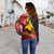 (Custom Personalised) Papua New Guinea Off Shoulder Sweater Bird of Paradise LT13 - Polynesian Pride