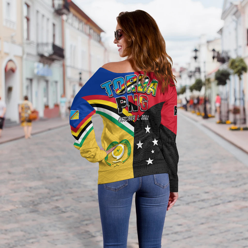 Torba PNG Day Off Shoulder Sweater 2022 Simple Polynesia LT13 - Polynesian Pride