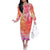 Polynesian Long Sleeves Long Dress Tapa Plumeria Style - Sunset LT7 Women Art - Polynesian Pride