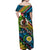 (Custom Personalised) Vanuatu Torba Off Shoulder Long Dress Independence Be Proud LT8 - Polynesian Pride