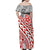 Traditional Polynesian Tribal Tattoo Retro Women Off shoulder Long Dress Red LT9 - Polynesian Pride