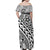 Traditional Polynesian Tribal Tattoo Retro Women Off shoulder Long Dress Black LT9 - Polynesian Pride