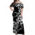 Polynesian Valentine Matching Dress and Hawaiian Shirt Hibiscus Flowers White Style LT6 - Polynesian Pride