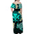 Hawaii Kanaka Turtle Off Shoulder Long Dress Style No.4 LT6 - Polynesian Pride