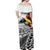 Papua New Guinea And East New Britain Province Off Shoulder Long Dress LT6 - Polynesian Pride