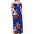 Off Shoulder Long Dress - Hawaii Summer Hula Girl No.7 LT6 - Polynesian Pride