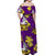 Off Shoulder Long Dress - Hawaii Summer Hula Girl No.6 LT6 - Polynesian Pride