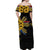 Filipino Matching Dress and Hawaiian Shirt Tribal Black Style LT6 - Polynesian Pride