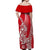 Hawaiian Shark Polynesian Matching Dress and Hawaiian Shirt Vibe Red Style LT6 - Polynesian Pride