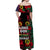 Vanuatu Shefa And Hibiscus Off Shoulder Long Dress LT6 - Polynesian Pride