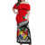 Tonga Hook Tattoo Matching Dress and Hawaiian Shirt Black LT6 - Polynesian Pride