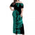 Hawaii Kakau Matching Dress and Hawaiian Shirt Polynesian Warrior Green LT6 - Polynesian Pride