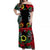 Vanuatu Penama And Hibiscus Off Shoulder Long Dress LT6 Women Black - Polynesian Pride