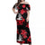 Off Shoulder Long Dress - Hawaii Summer Hula Girl No.2 LT6 Women - Polynesian Pride