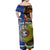 (Custom Personalised) Samoa And Australia Aboriginal Off Shoulder Long Dress Together LT8 - Polynesian Pride