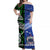 Polynesian Matching Hawaiian Shirt and Dress Samoa New Zealand Together Green LT8 - Polynesian Pride