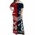 Polynesian Matching Hawaiian Shirt and Dress New Zealand Tonga Together Blue LT8 - Polynesian Pride