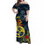 (Custom Personalised) Lord Howe Island Off Shoulder Long Dress Unique Polynesian - Gradient Vibes LT8 Women - Polynesian Pride