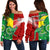 Australia Kangaroos and Mate Maa Tonga Women Off Shoulder Sweater No2 LT9 - Polynesian Pride