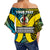 (Custom Personalised) Polynesian Torba Of Vanuatu Off Shoulder Wrap Waist Top LT6 - Polynesian Pride