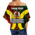 (Custom Personalised) Polynesian Penama Of Vanuatu Off Shoulder Wrap Waist Top LT6 - Polynesian Pride