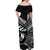 FSM Yap Off Shoulder Long Dress Original Vibes - Black LT8 - Polynesian Pride