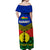 New Caledonia Kanaky Off Shoulder Long Dress Kanaky Vibes LT8 - Polynesian Pride