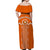 Tonga Tailulu College Off Shoulder Long Dress Unique Style NO.1 LT8 - Polynesian Pride