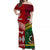 Polynesian Matching Hawaiian Shirt and Dress Vanuatu Tonga Together Bright Red LT8 - Polynesian Pride