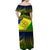 Vanuatu Malampa Off Shoulder Long Dress Polynesian LT6 - Polynesian Pride