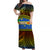 Vanuatu Tafea Off Shoulder Long Dress Polynesian LT6 Women Black - Polynesian Pride