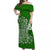 Hawaii Pineapple Off Shoulder Long Dress Polynesian Green Style LT6 Long Dress Green - Polynesian Pride