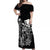 Hawaii King Off Shoulder Long Dress Polynesian Black Style LT6 Long Dress Black - Polynesian Pride