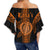 Lanai Island Polynesian Off Shoulder Waist Wrap Top - Comely Style - AH - Polynesian Pride